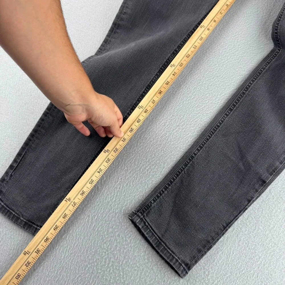 Levis Jeans Mens 32x30 Sleenker Slim Skinny Fit Black Denim Stretch